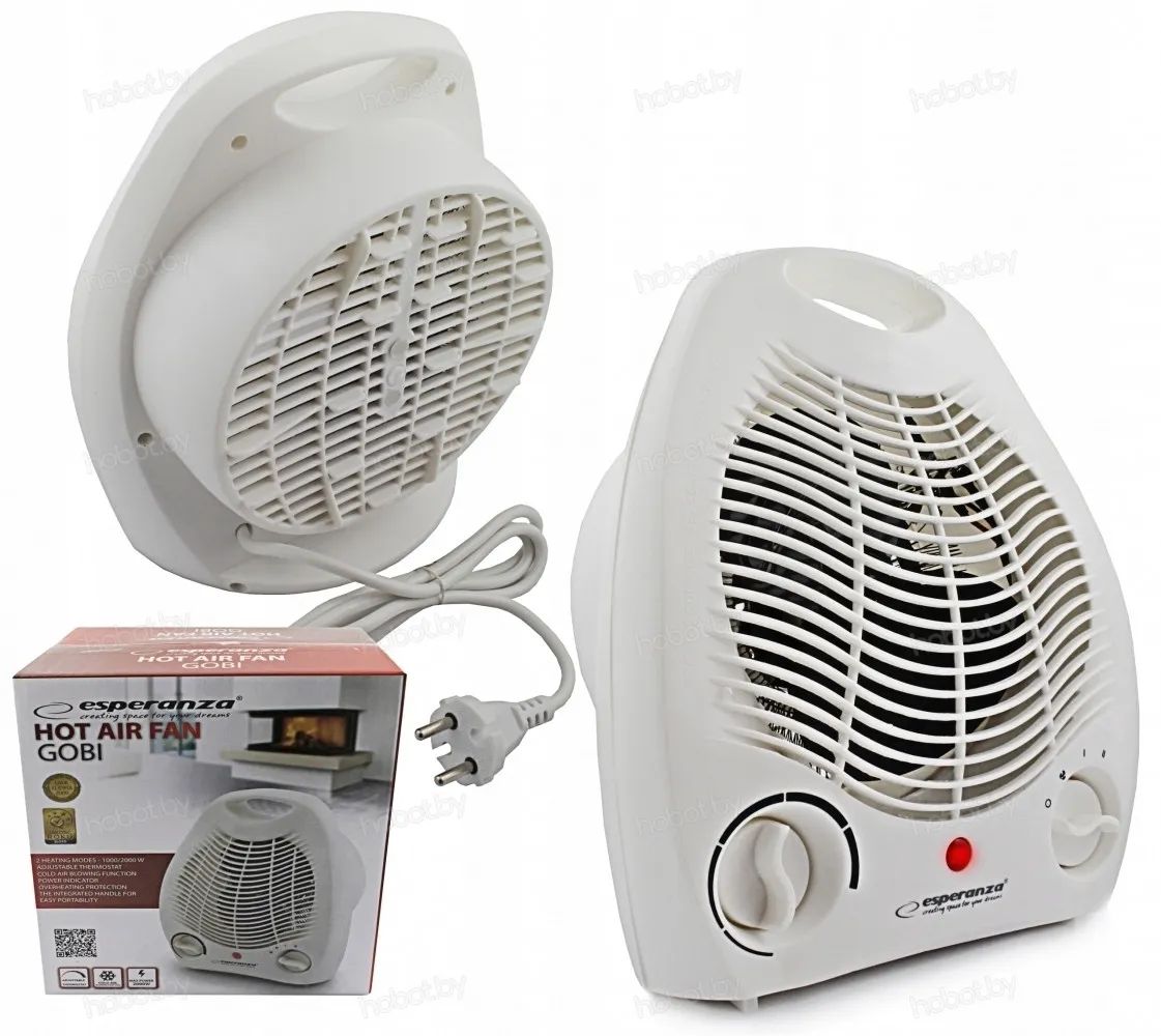 Обогреватель тепловентилятор Fan Heater Gobi 1000/2000W Esperanza - фото 2