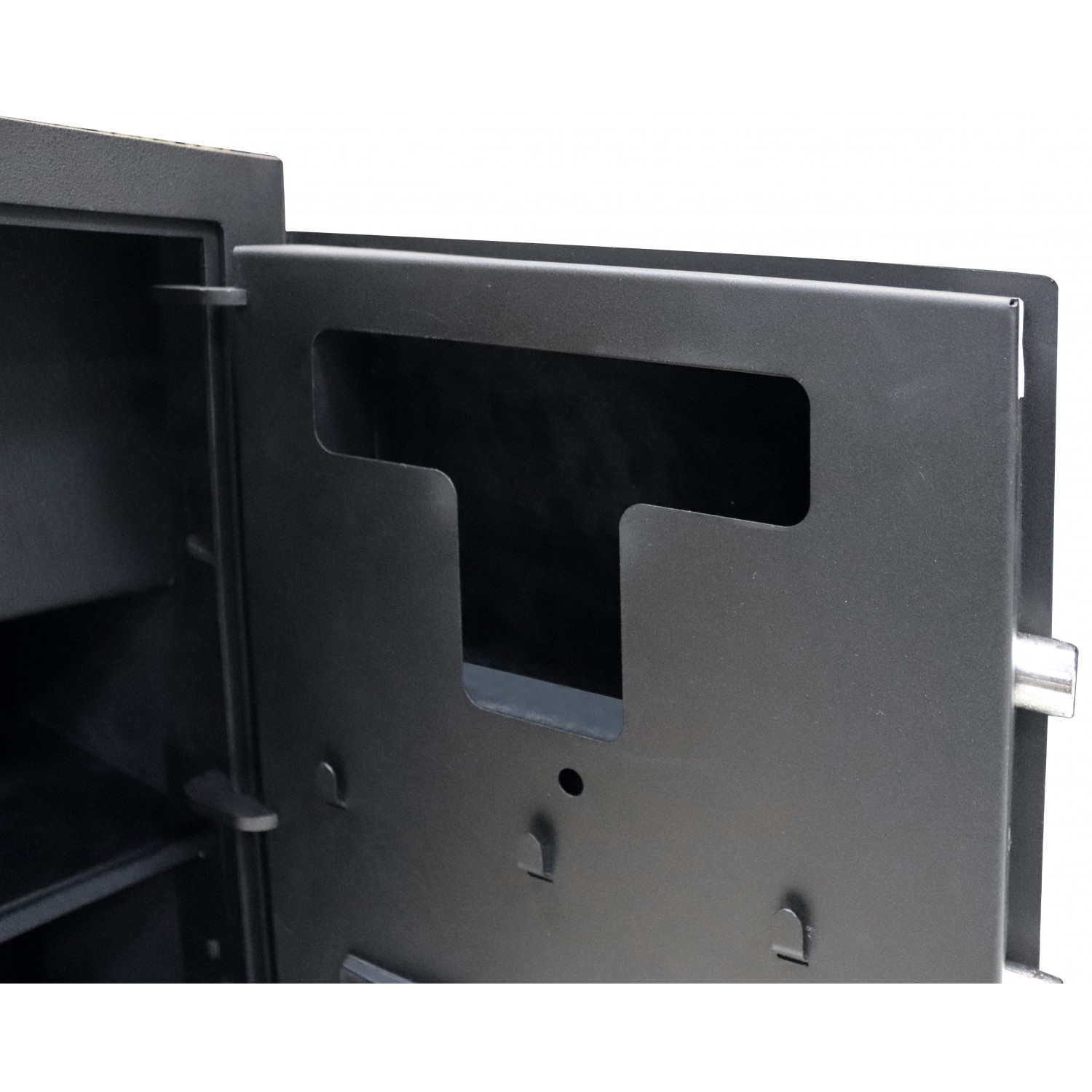 Сейф офисний (600*425*370мм.) биомет.замок у трейзері застосований елек.код.замок M.60.FP BLACK Griffon - фото 9