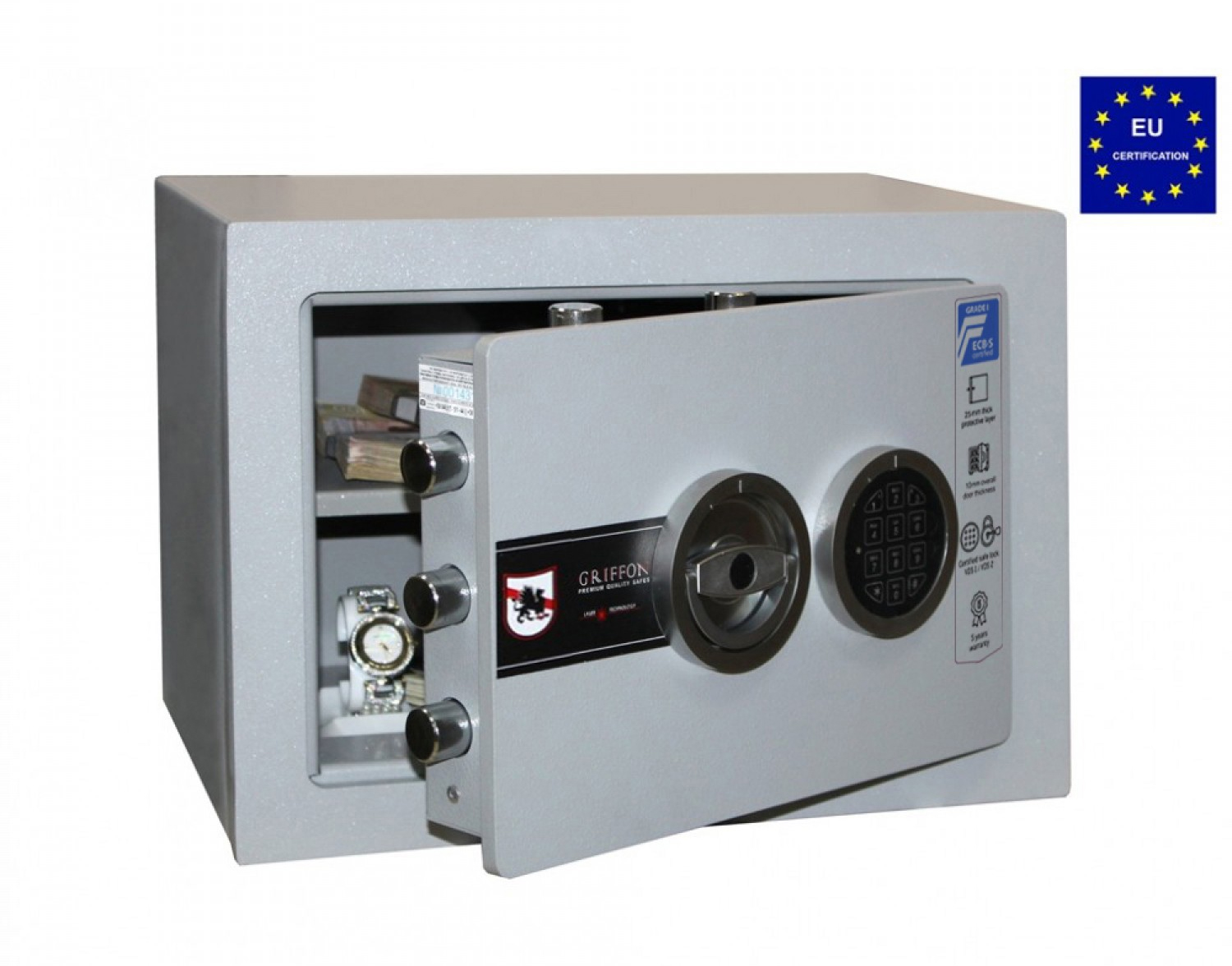 Сейф зламостійкий (310*435*324мм.) сейфовим замком M-LOCKS, CLE I.30.E Griffon - фото 7