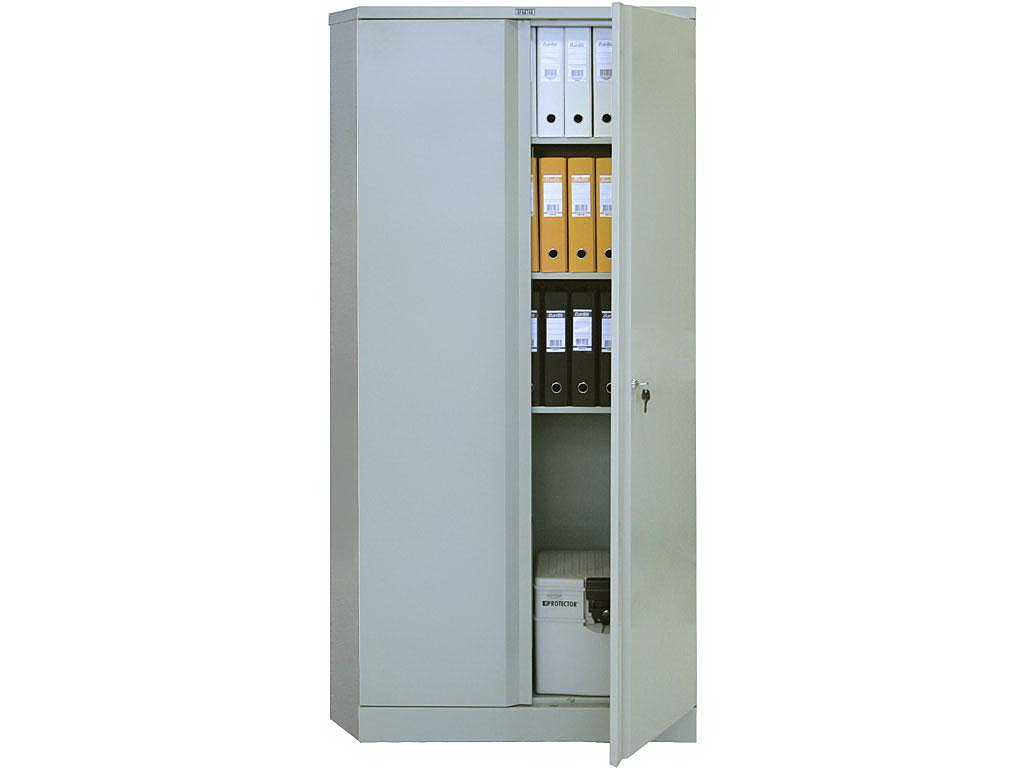 Шафа архівна на 3 полиці, (1996*915*458) металева з замком Практик - фото 1