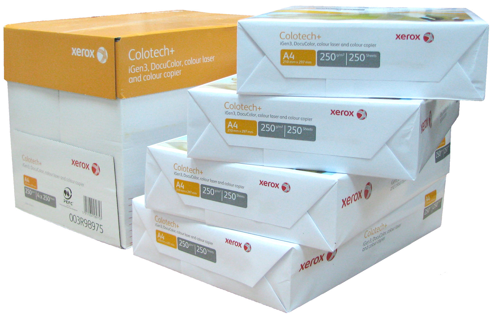 Бумага Colotech+ A4, 250гр./м2., 250листов (003R98975) XEROX - фото 2