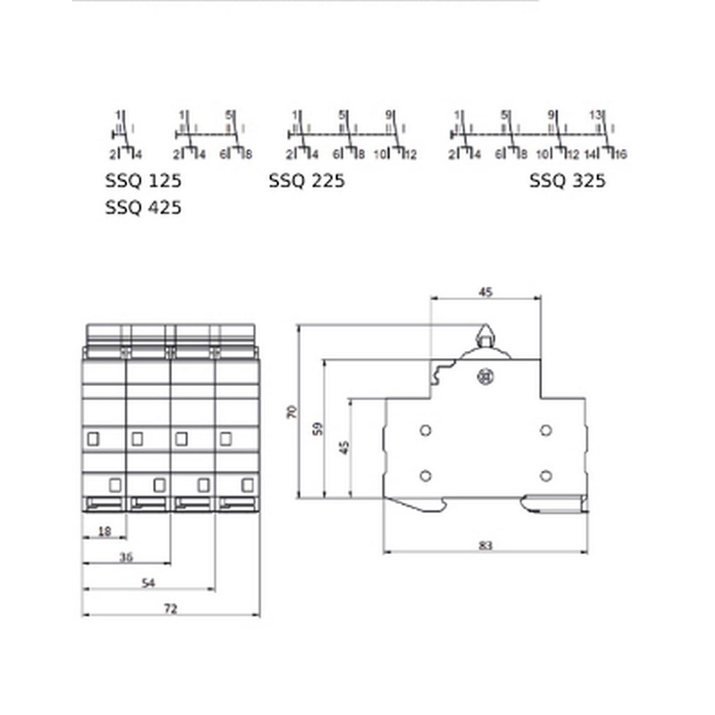 Перемикач навантаження SSQ 240 