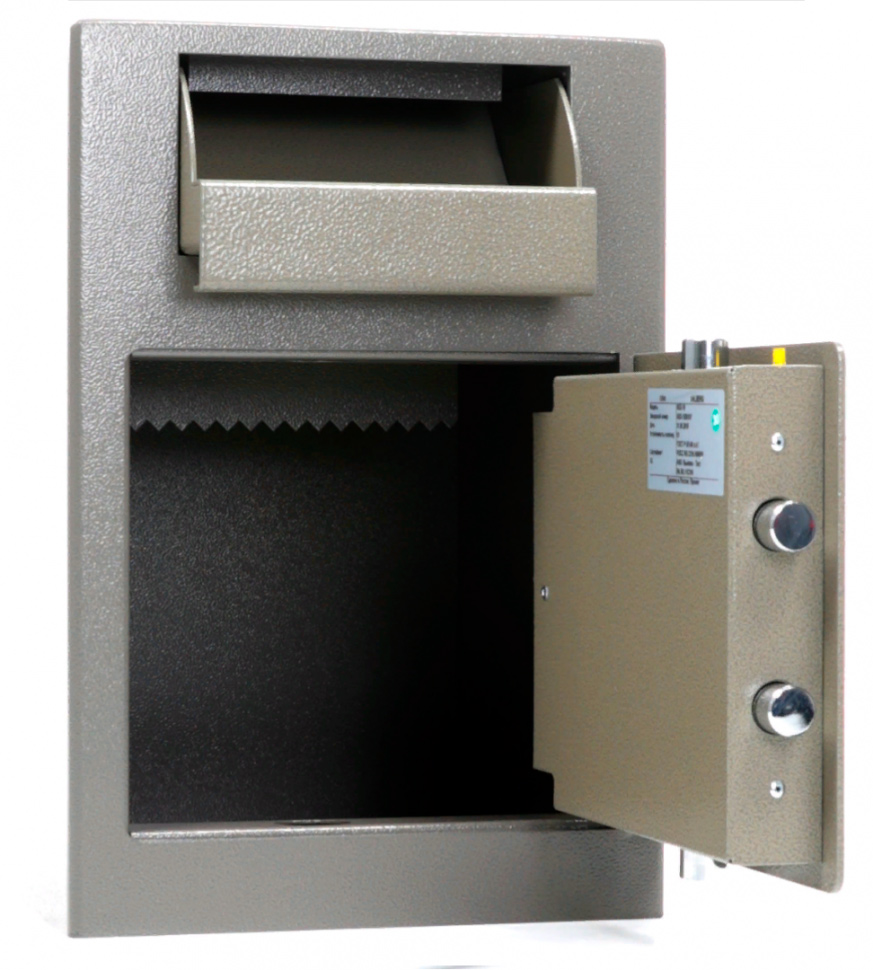 Сейф депозитный (489*342*381мм.) ключевой замок, ASD-19, коричн. Valberg - фото 3