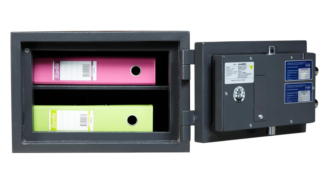 Сейф зламостійкий (300*440*430мм.) з електроним кодовим замком, 1 полиця, 1 клас, Кварцит 30 EL, гр Valberg - фото 4