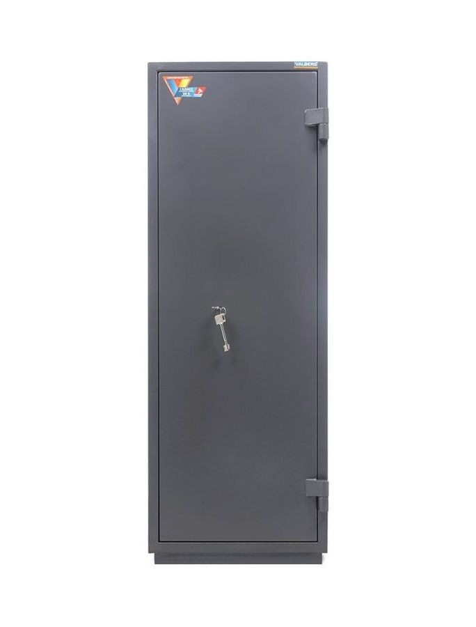 Сейф зламостійкий (1230*440*430мм.) з ключовим замком, 2 полиці, 1 клас, Кварцит.120T, графіт Valberg - фото 5