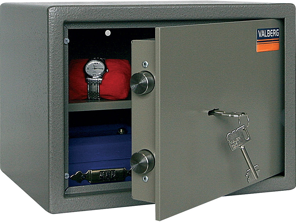 Сейф офисный (250*340*280мм.) ключевой замок, ASM-25 Valberg - фото 1