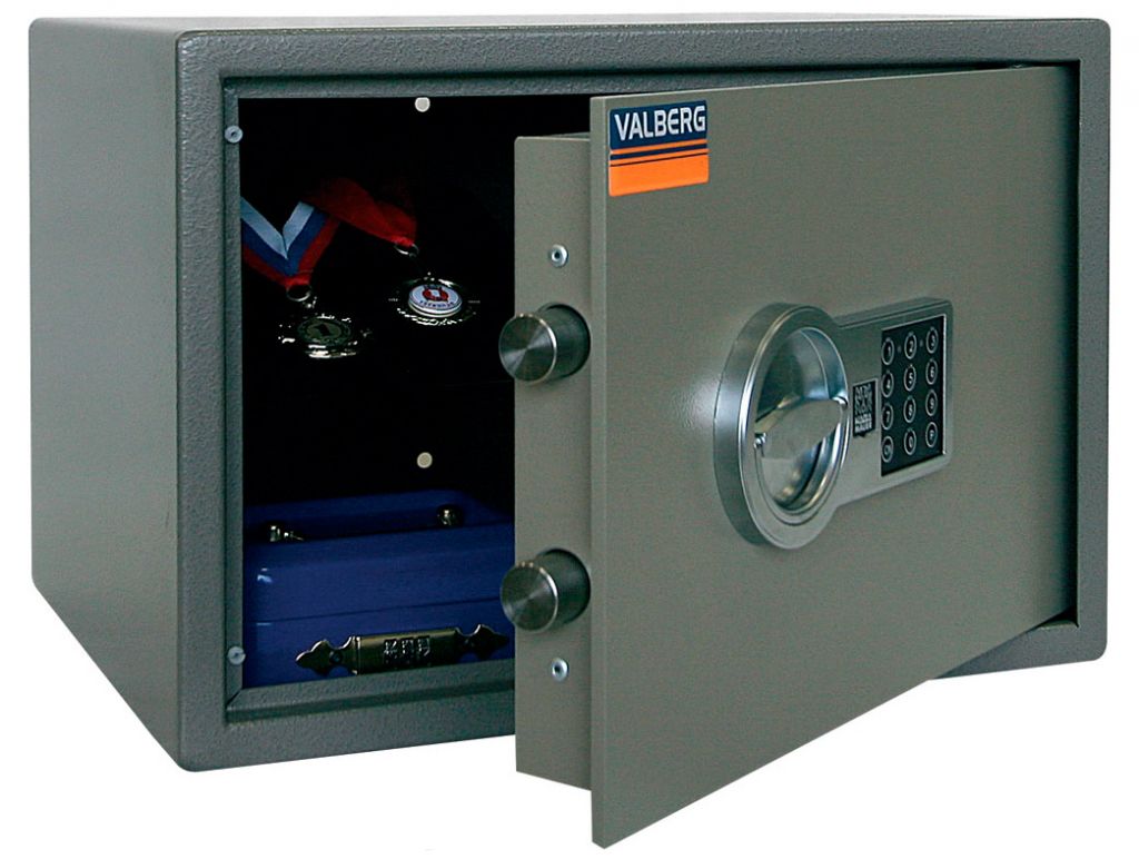 Сейф офісний (300*440*377), електронний кодовий замок, ASM-30EL Valberg - фото 1