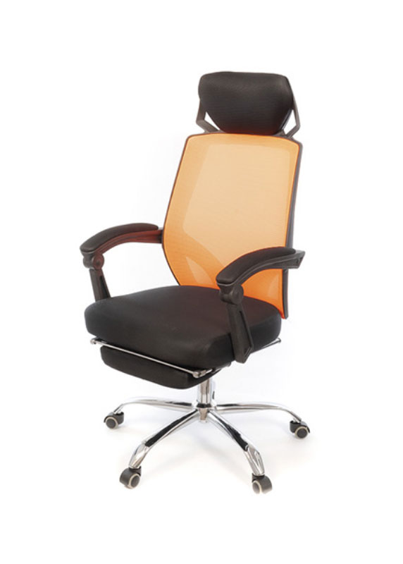 Кресло для персонала Катран CH RL(L), оранж. АКЛАС - фото 1