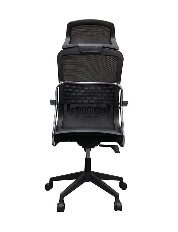 Кресло для персонала Вирго HR HB 8002A, черн. АКЛАС - фото 2