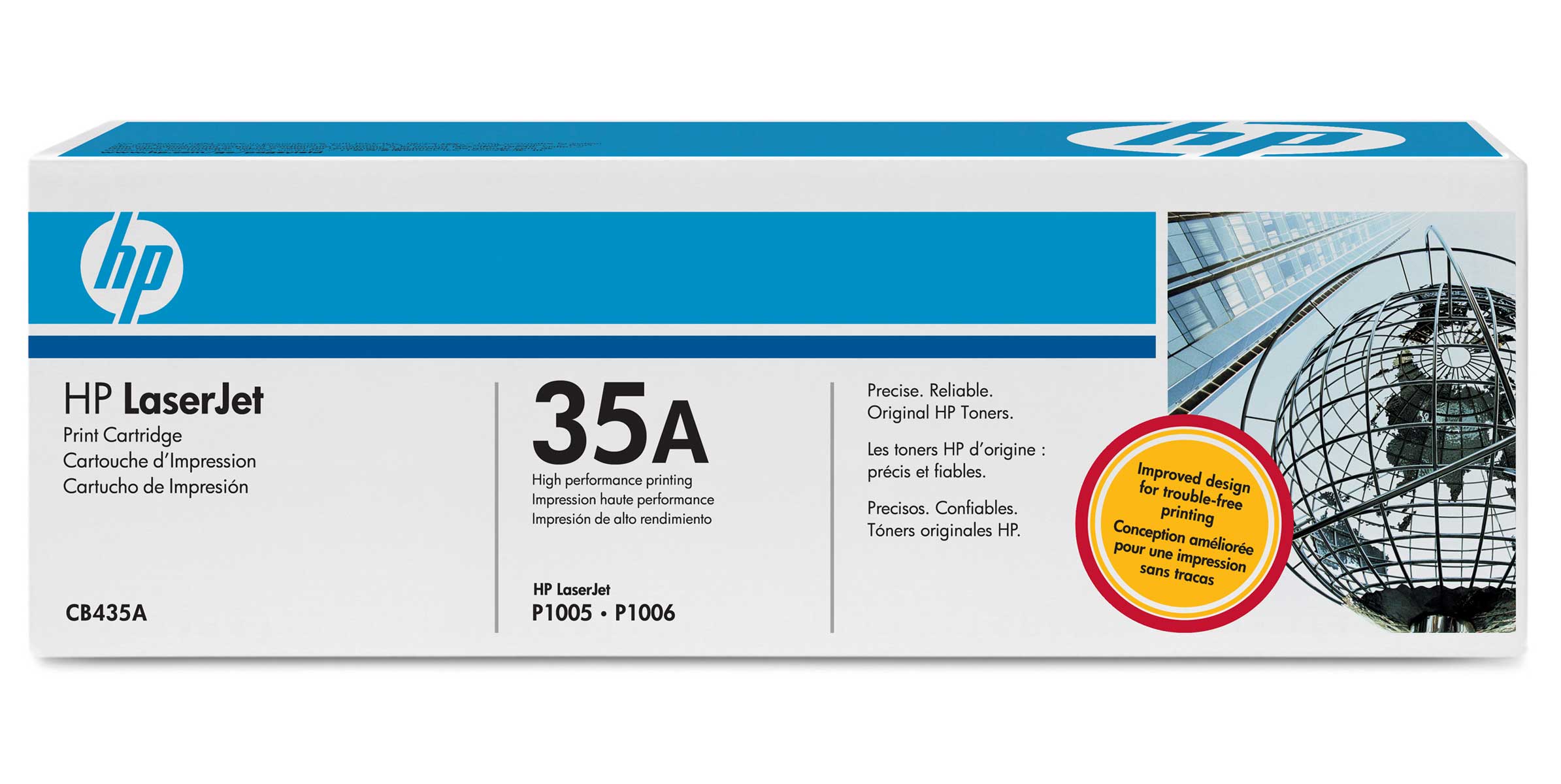 Картридж для лазерних пристроїв HP LJ P1005/P1006 (CB435A), оригінальний HP - фото 2