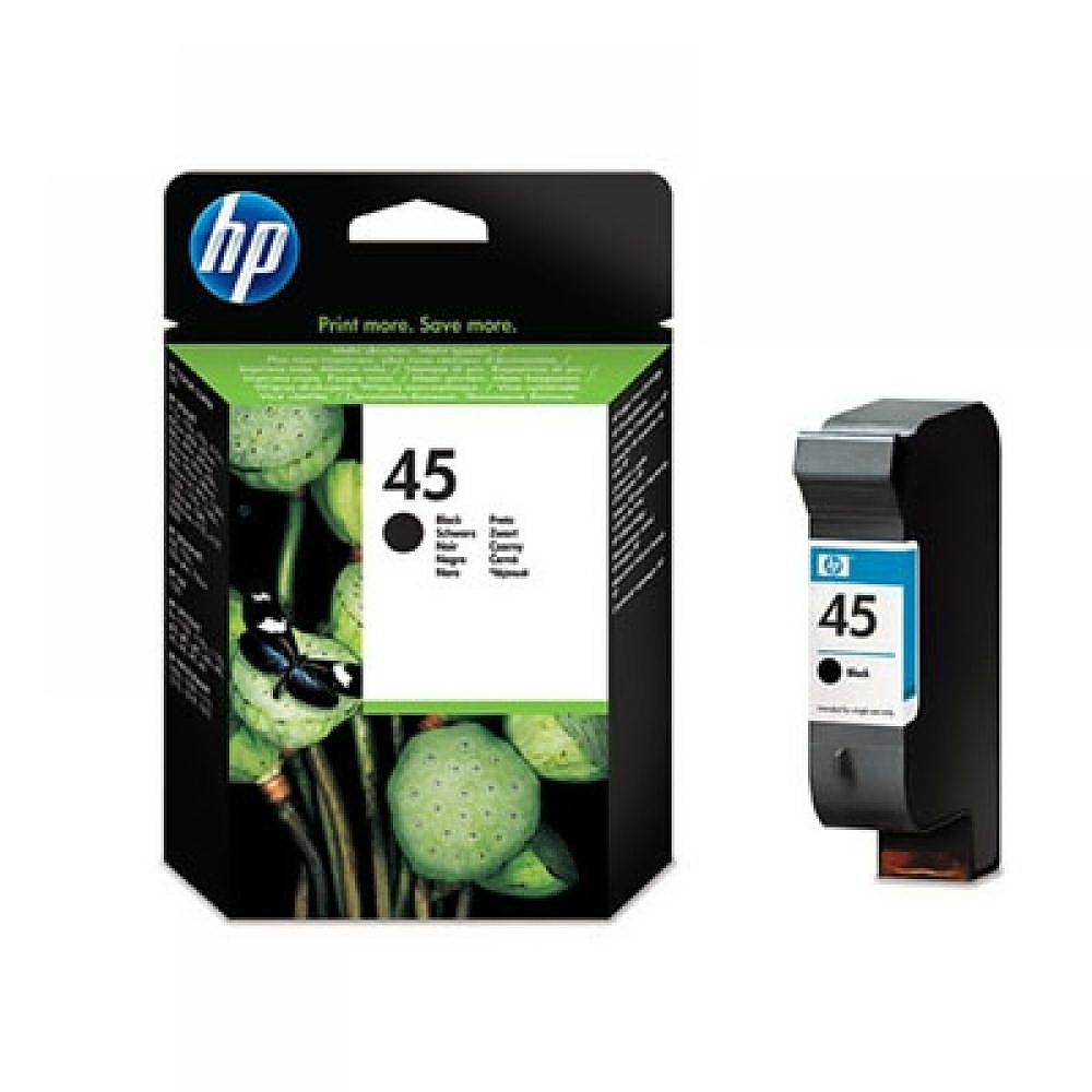 Картридж для струйных устройств HP DJ 850C/1100C/1600C №45 (51645A), черн. оригинальный HP - фото 3
