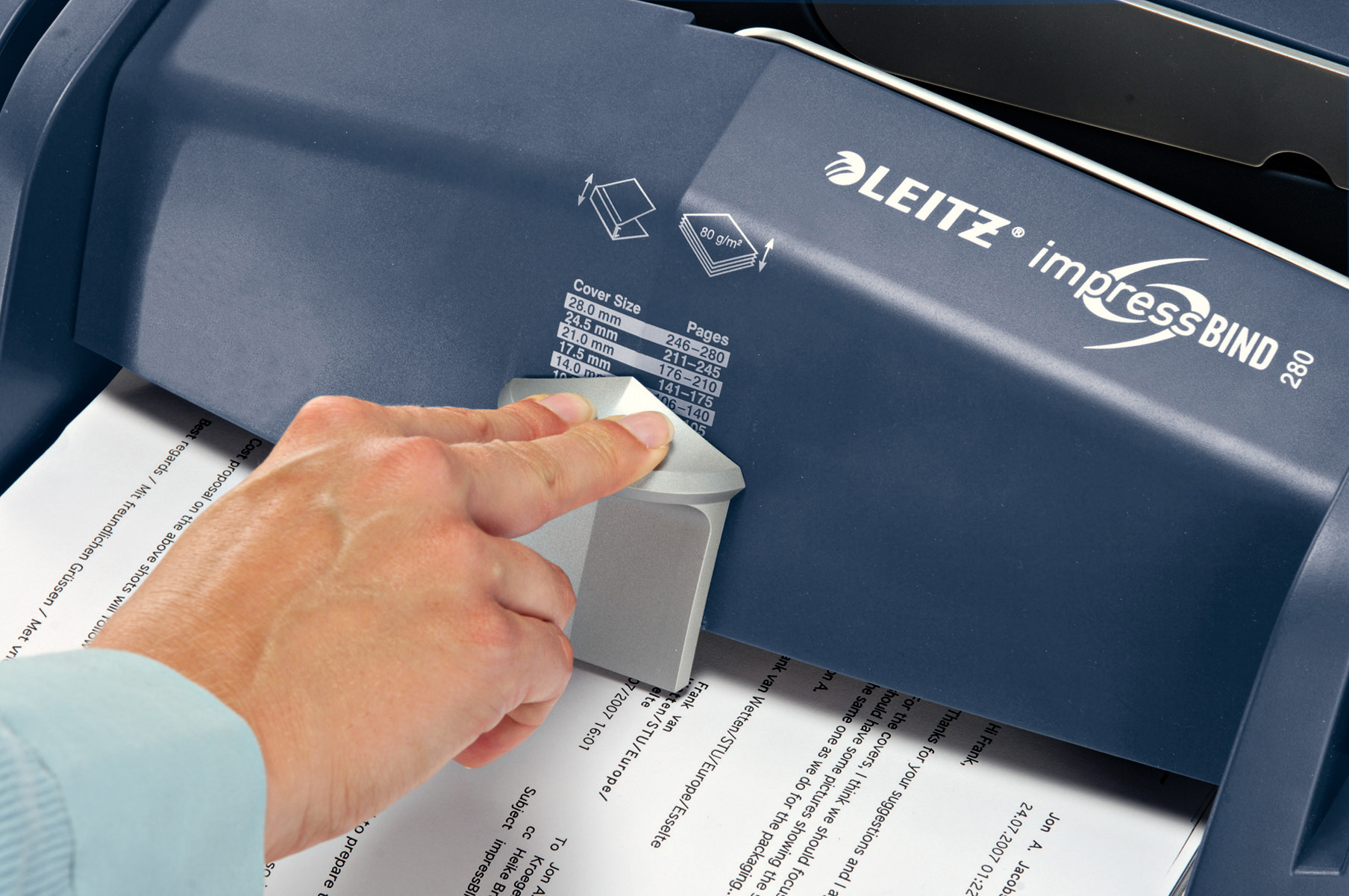 Переплетчик для канального переплета ImpressBind 280 LEITZ - фото 11