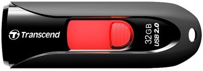 Флеш-память USB 2.0 Flash Drive 32Gb JetFlash 590 слайдер, пластик, корпус черн. TRANSCEND - фото 4