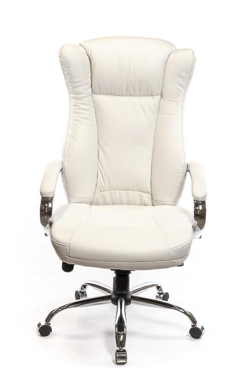 Кресло для руководителя Бадалона CH MB (Кожа LC-F), беж. АКЛАС - фото 8