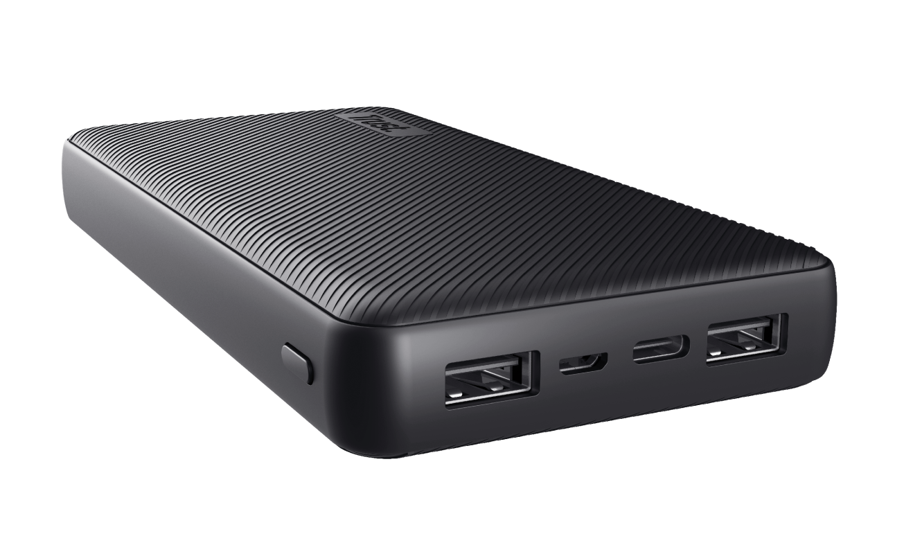 Акумулятор зовнішній Primo ECO 20000мАч, USB-A-5V/2.4A, USB-C 5V/3A, вход-microUSB/Tipe C (24676) Trust - фото 3