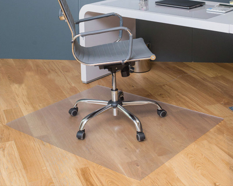 Килимок під стілець захисний, 1250*1000*0,8мм., Поліпропілен,  прозор. Україна - фото 2