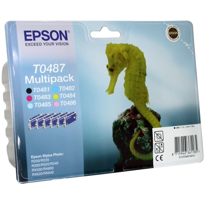 Картрідж Epson St. Photo R200/R340/RX620 (C13T048140AO), 6кольор., ориг. Epson - фото 1
