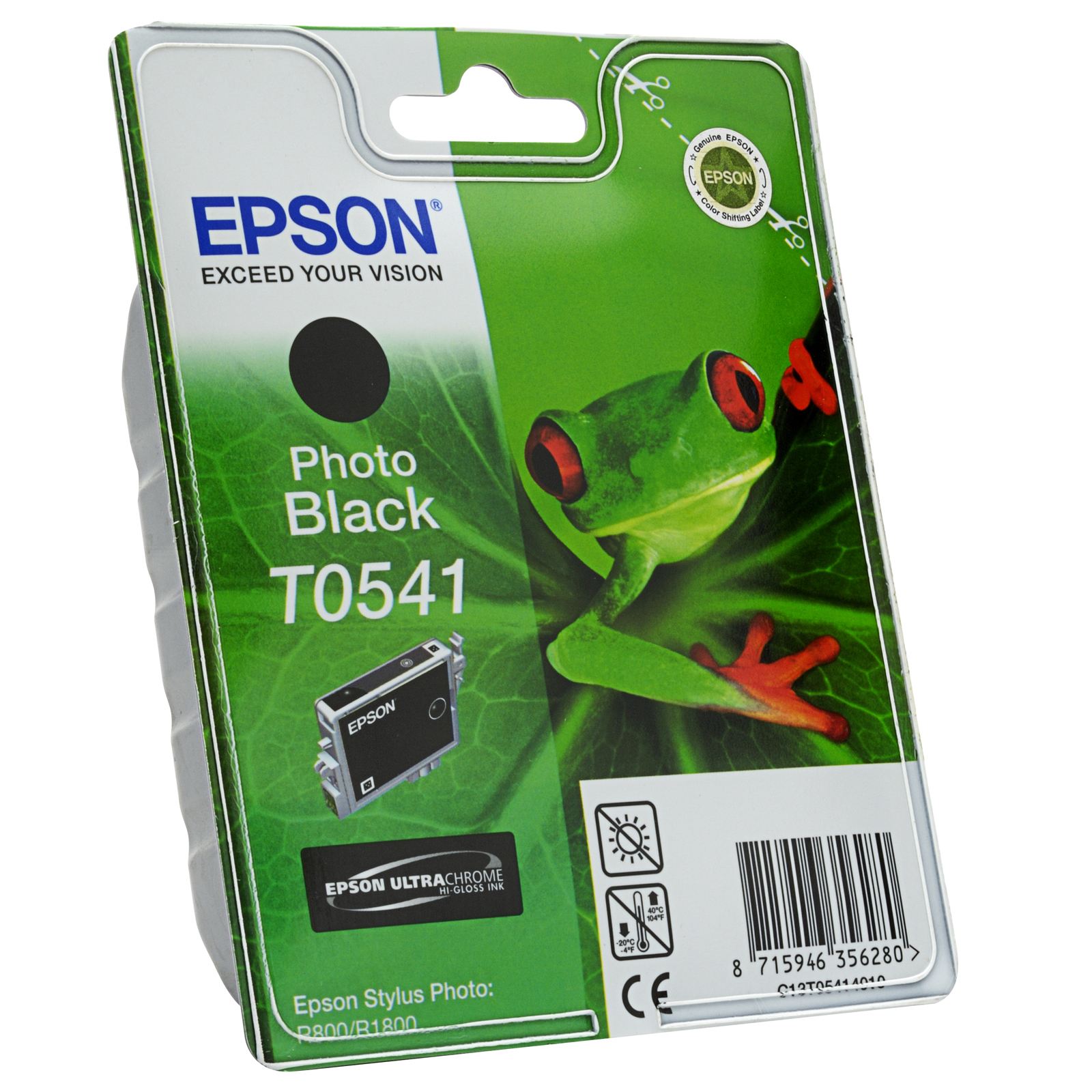 Картрідж для струменевих пристроїв Epson St. Photo R-800/1800 Photo Black  (C13T054140), ориг. Epson - фото 1