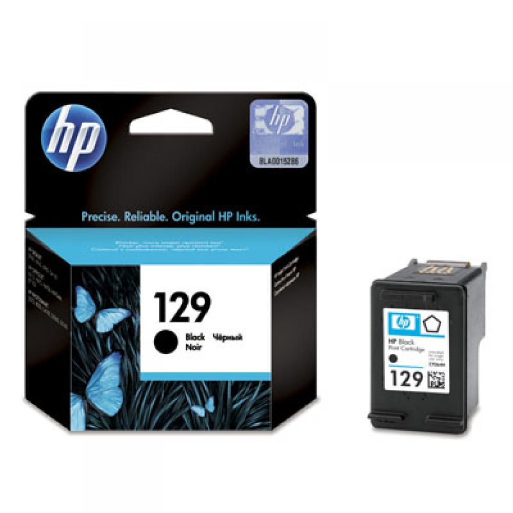 Картридж для струйных устройств HP DJ 5943/PS 2573/8053/8753 №129 (C9364HE), черн. оригинальный HP - фото 1