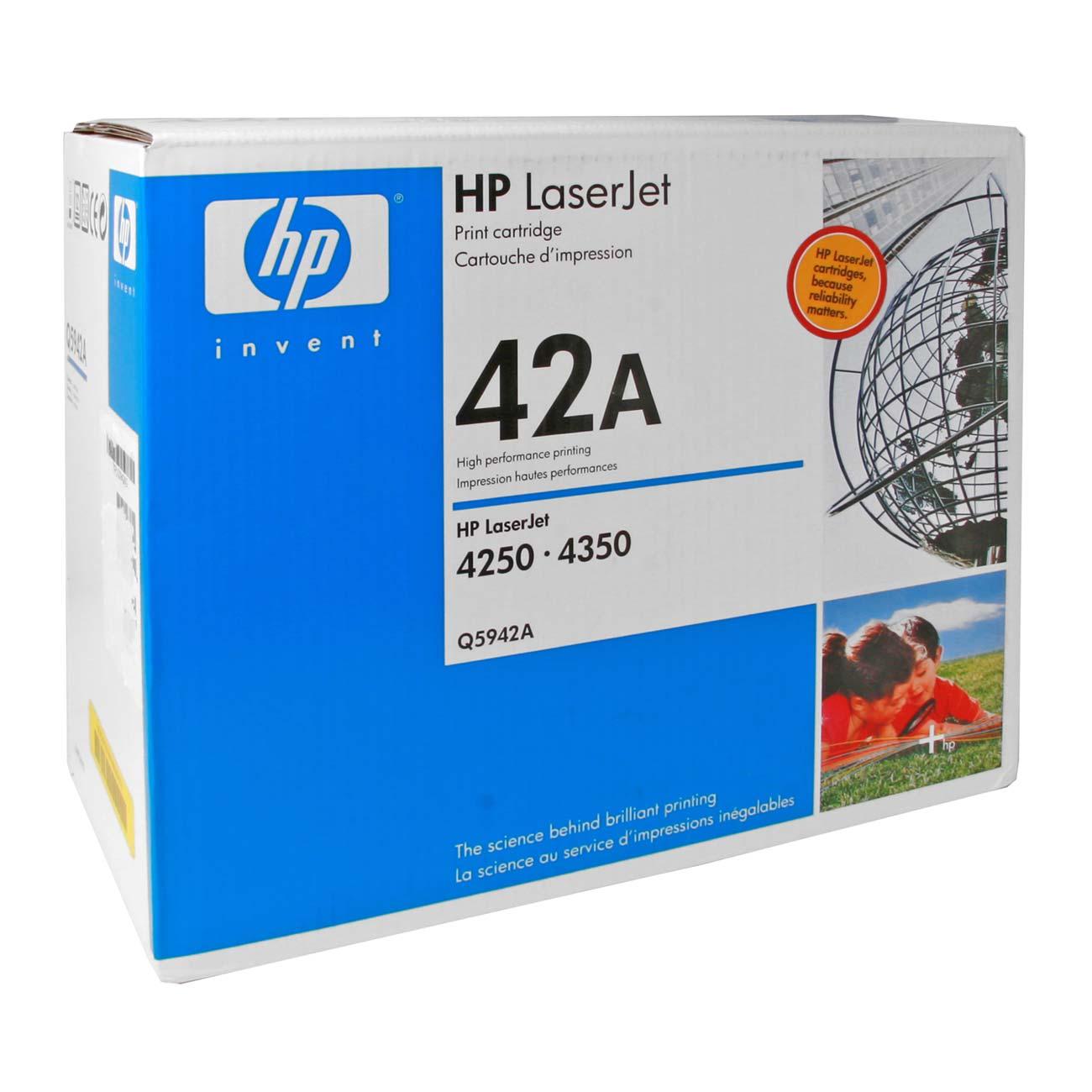 Картридж для лазерних пристроїв HP LJ 4250/4350 (Q5942A), оригінальний HP - фото 1