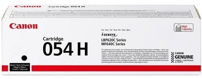Тонер-картрідж для Canon 054H для MF641/643/645, LBP-621/623 (3028C002) ~3100 стор. (А4) Black Canon - фото 1