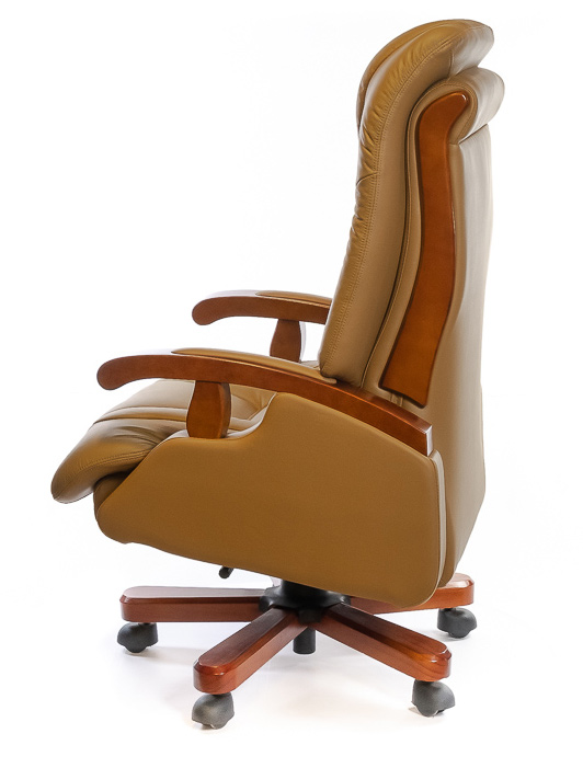 Кресло для руководителя Деваро EX RL, беж. АКЛАС - фото 4