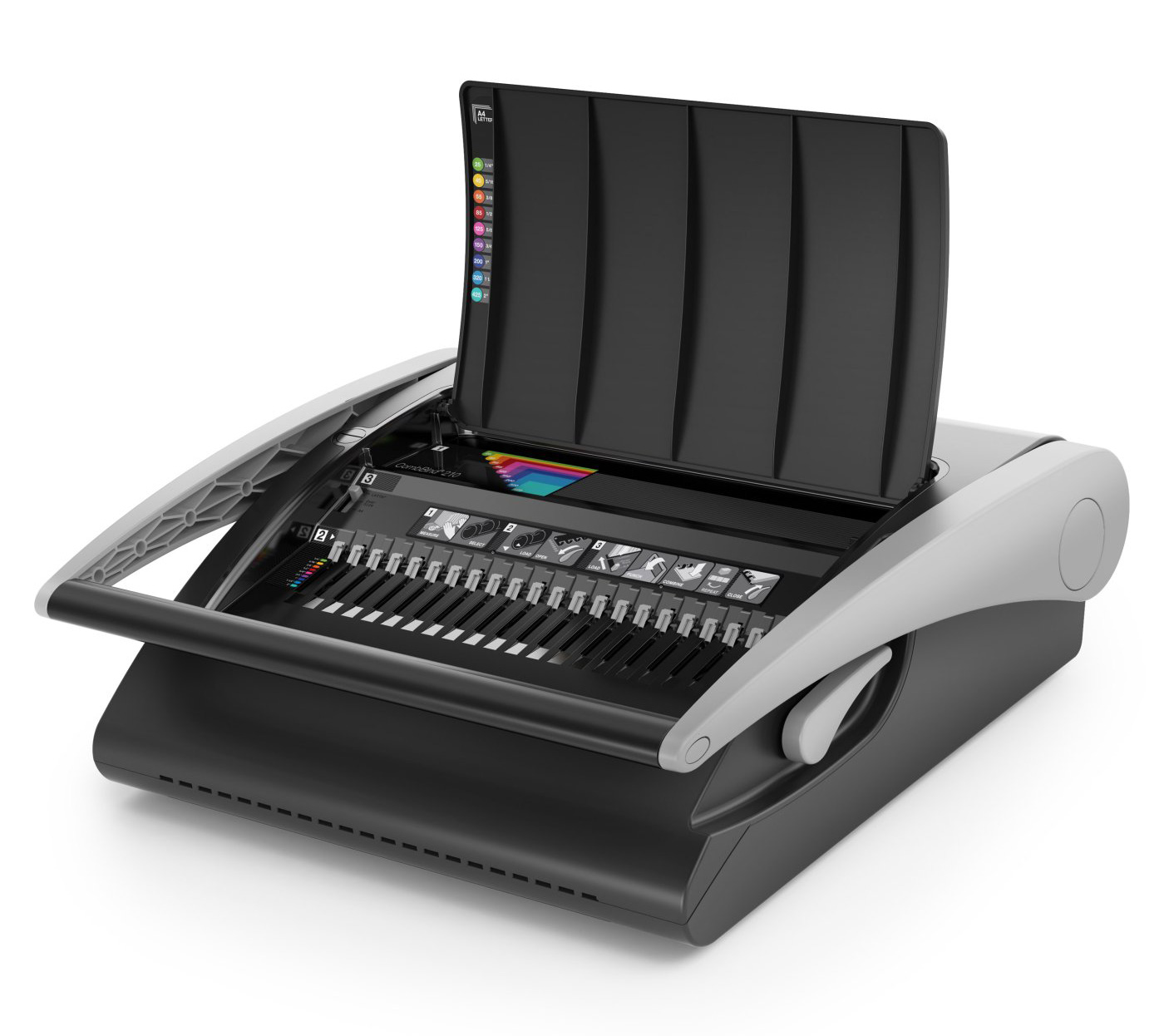 Біндер для пластикових пружин CombBind C210, до 450арк., діркопробивач на 25арк. GBC - фото 5