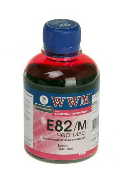 Чорнило Epson Stylus Photo (Magenta) Е82/M 200г.  Epson - фото 1