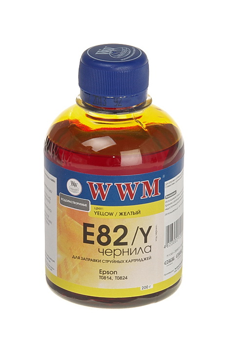 Чорнило Epson Stylus Photo (YelloW) Е82/Y 200г.  Epson - фото 1