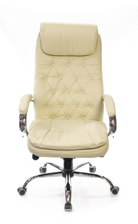 Кресло для руководителя Лацио CH MB, беж. АКЛАС - фото 4