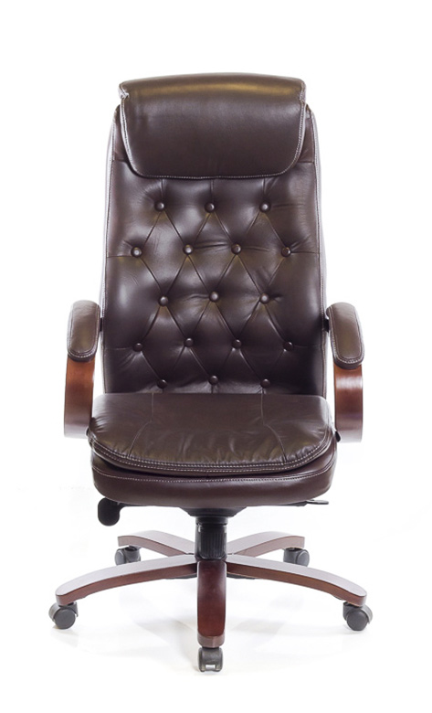 Кресло для руководителя Лацио ЕХ MB, коричн. АКЛАС - фото 4