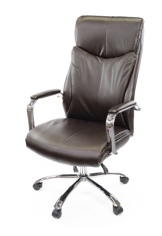Кресло для руководителя Маккай CH ANF, темно-корич. АКЛАС - фото 2
