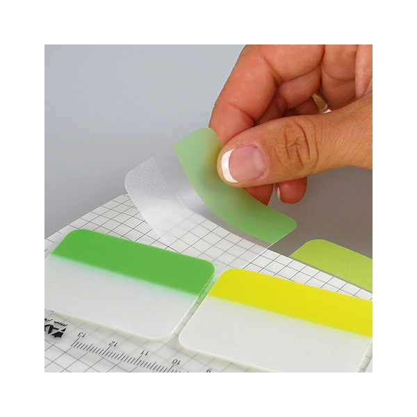 Закладки-розділювачі сторінок 3 неонових кольори по 30 шт., пластикові Axent - фото 3