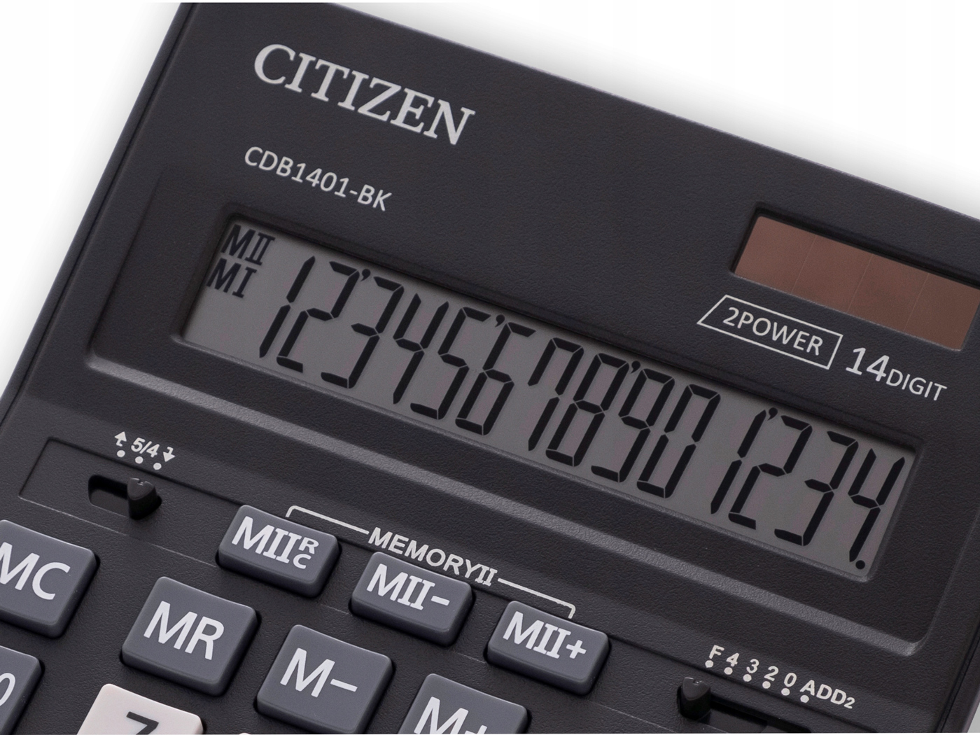 Калькулятор CDB1401-BK, 14 разрядов, 205х155х35мм., черн. Citizen - фото 5