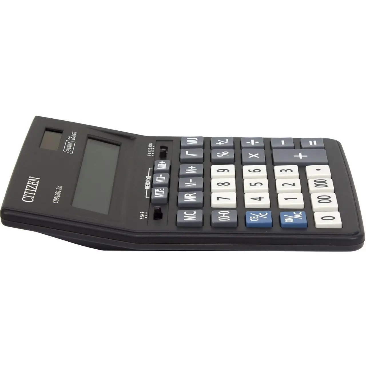 Калькулятор CDB1601-BK, 16 разрядов, 205х155х35мм., черн. Citizen - фото 5