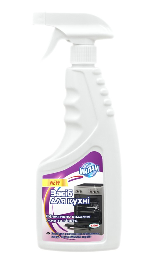 Засіб для чищення плит від жиру та кіптяви 