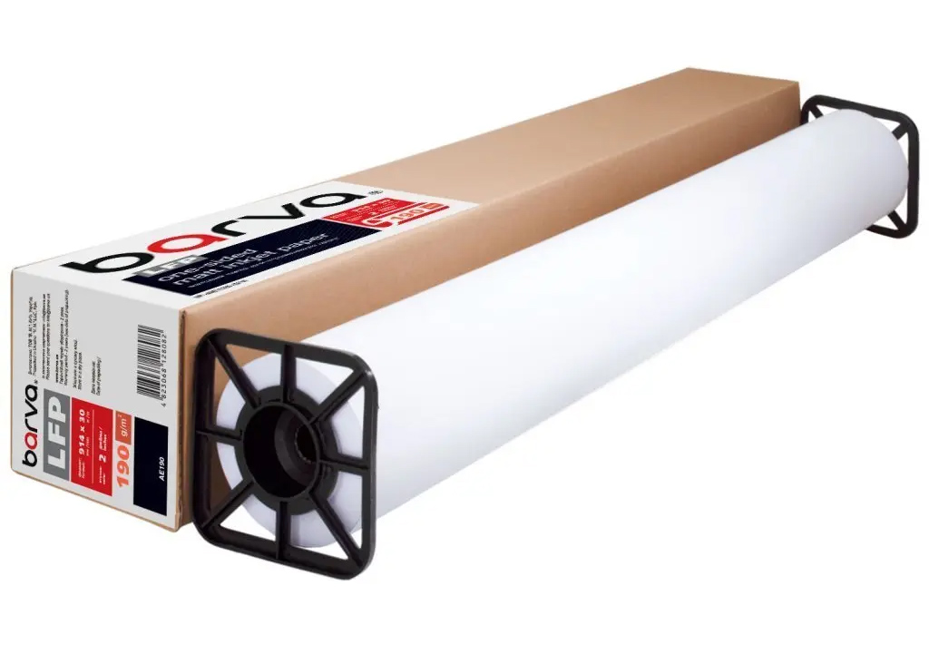 Фотопапір матовий широкоформатний рулонний 190г./м2., 914мм.(36