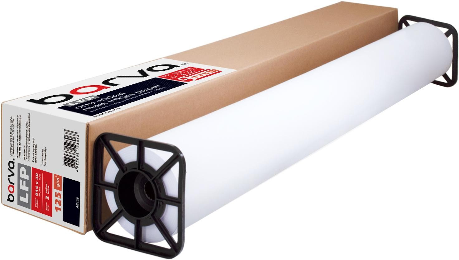 Фотопапір матовий широкоформатний рулонний 125г./м2., 914мм.(36