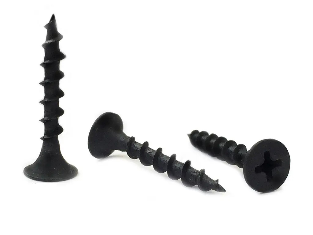 Шуруп по дереву для гипсокартона 3,5х32мм., фосфатное покрытие, 100шт/уп. Украина - фото 1