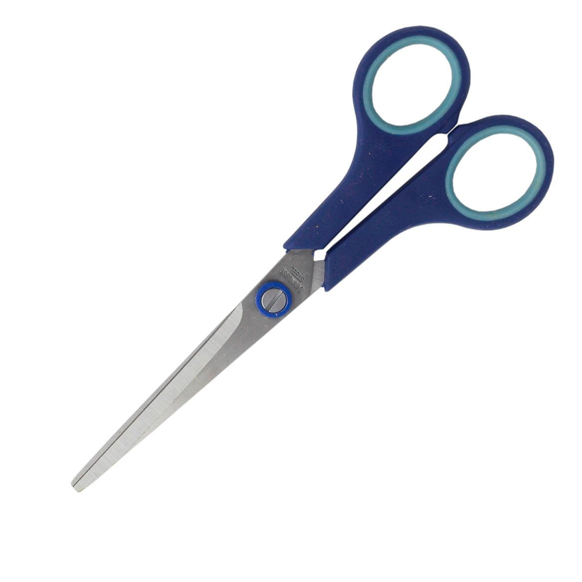 Ножницы 17,5см., с резиновыми вставками BuroMax - фото 2