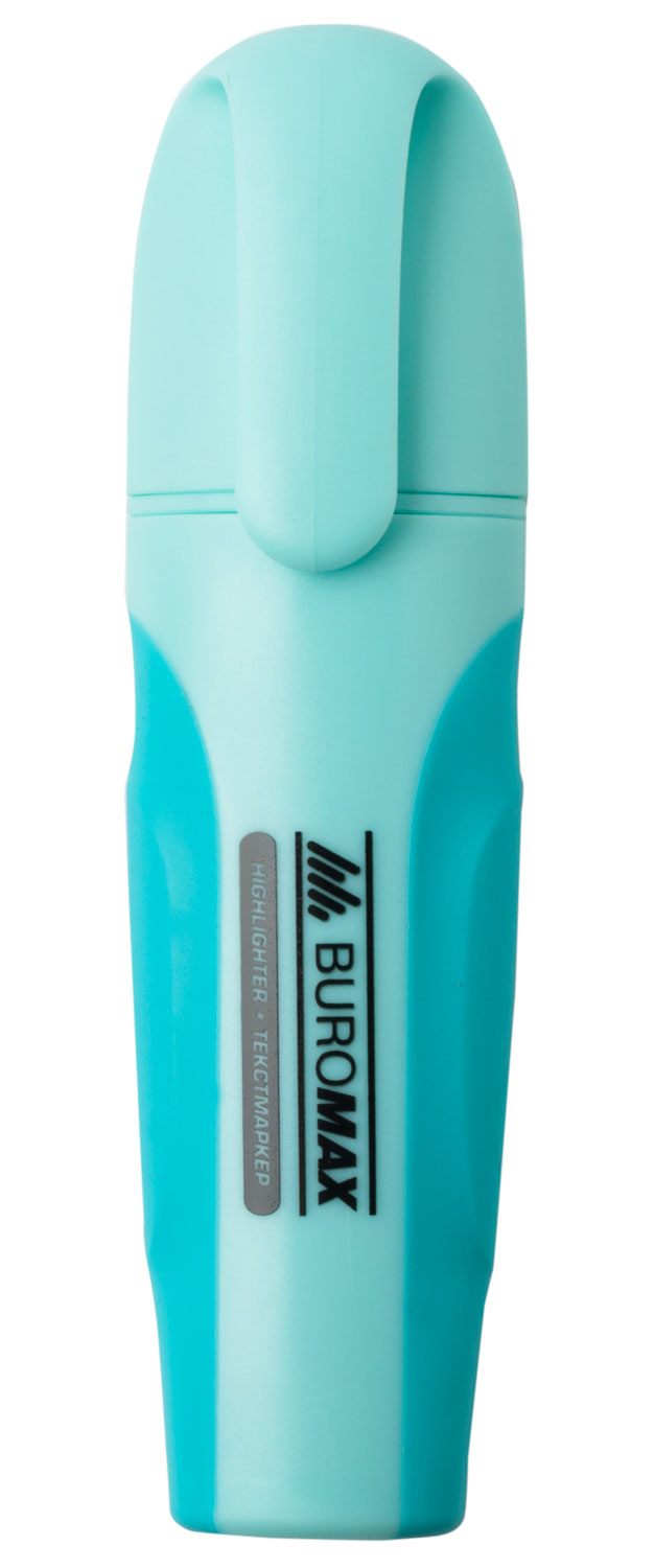 Маркер текстовый 2-4мм., PASTEL, набор 6шт./уп. BuroMax - фото 1