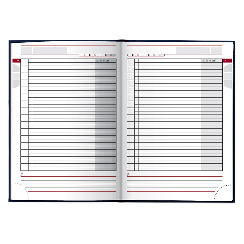 Ежедневник недатированный Агенда Miradur Trend, син. Brunnen - фото 2