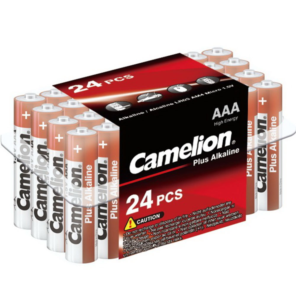Батарейка LR03 (ААА) Camelion Plus Alkaline, 24шт./уп. Camelion - фото 1
