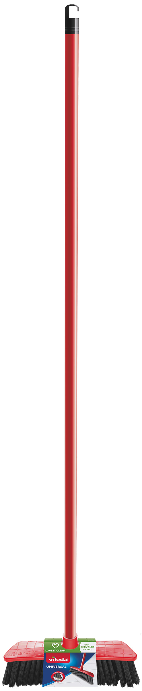 Щетка для уборки помещений с ручкой Indoor, красн. Vileda - фото 3