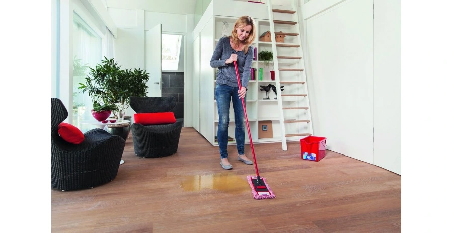 Насадка Моп плоская для швабры Style System, 30*18см., полиэстер , розов. Vileda - фото 3