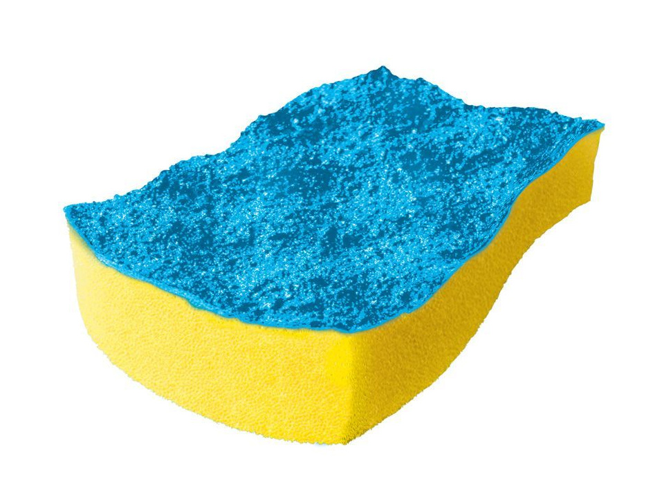 Губки кухонные для посуды с антипригарным покрытием Pur Active Color, 110*65*26мм., 4шт./уп. Vileda - фото 2