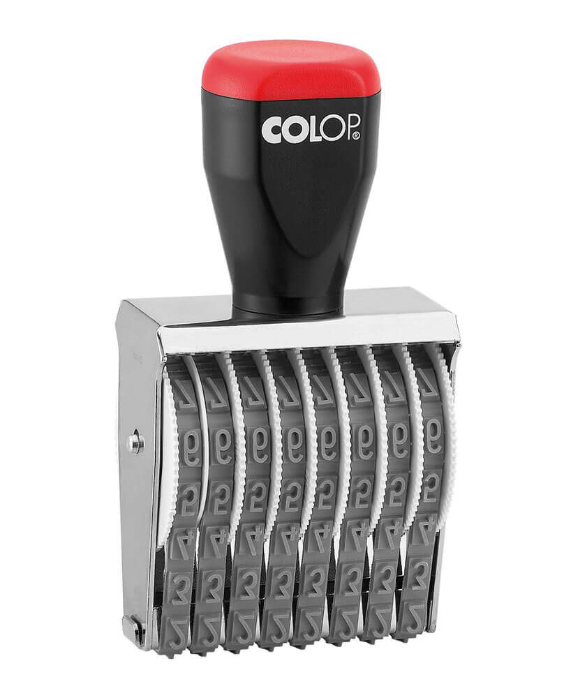 Нумератор 8-разрядный 7мм., ленточный Colop - фото 2