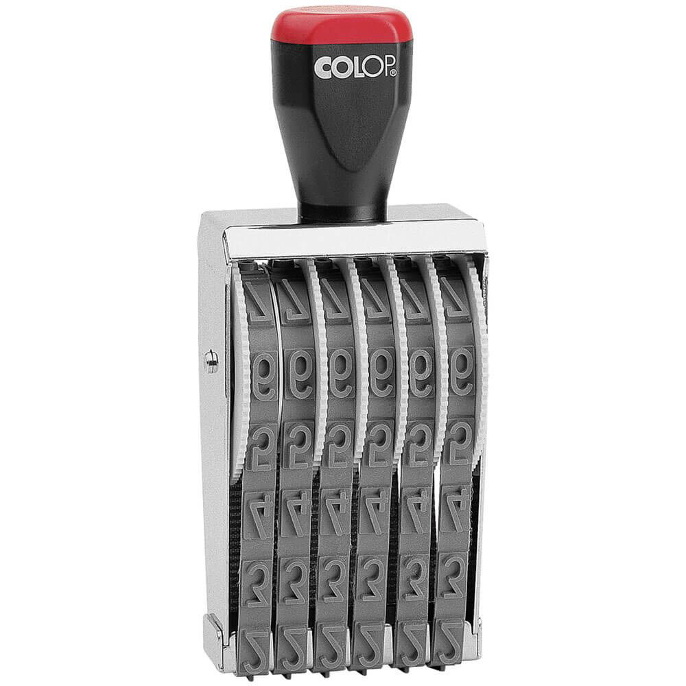 Нумератор стрічковий 6-розрядний 12мм. Colop - фото 2