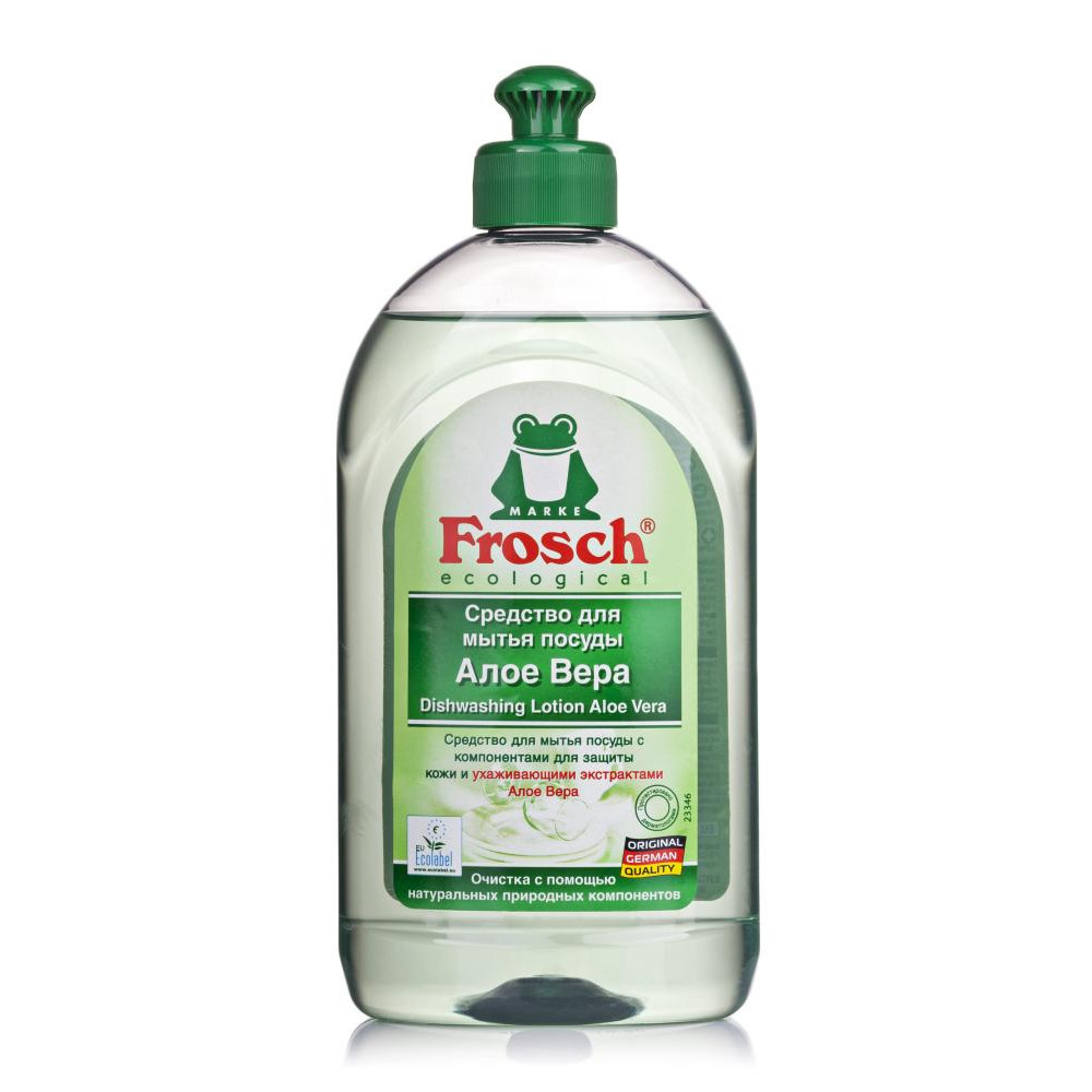 Засіб для миття посуду 500мл. Бальзам Алоє Вера Frosch - фото 1