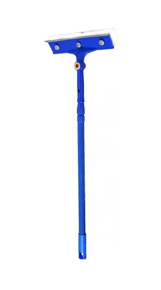 Вікномийка поворотна на 180°, збирач води для миття скла 25см., з телескопічною фарбованою ручкою Мій Дім - фото 3